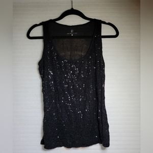 Sequence Black Tank Top